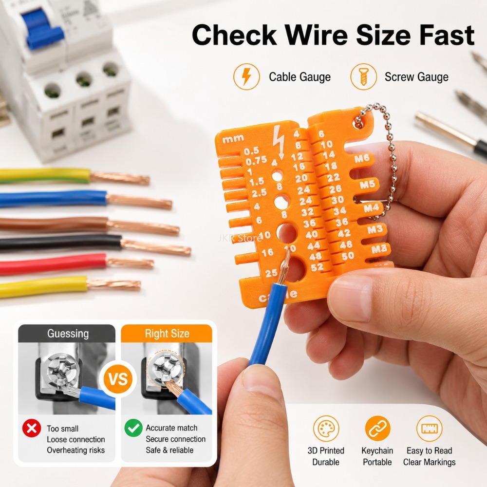 Double Sided Wire Gauge Screw  - огляд і ціна Workshop Use Tools