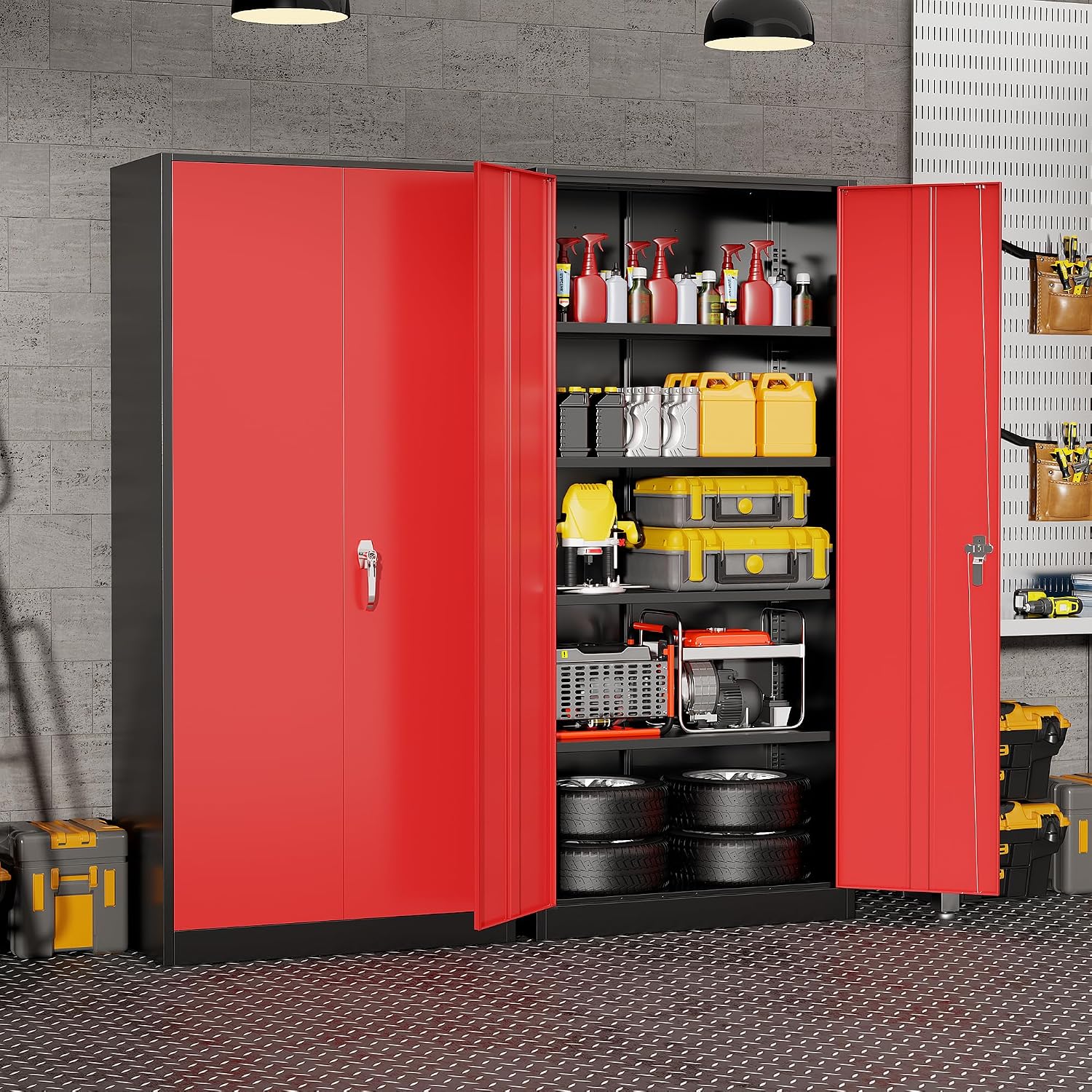Heavy Duty Metal Garage Storag - огляд і ціна Tools For Garage Workshop