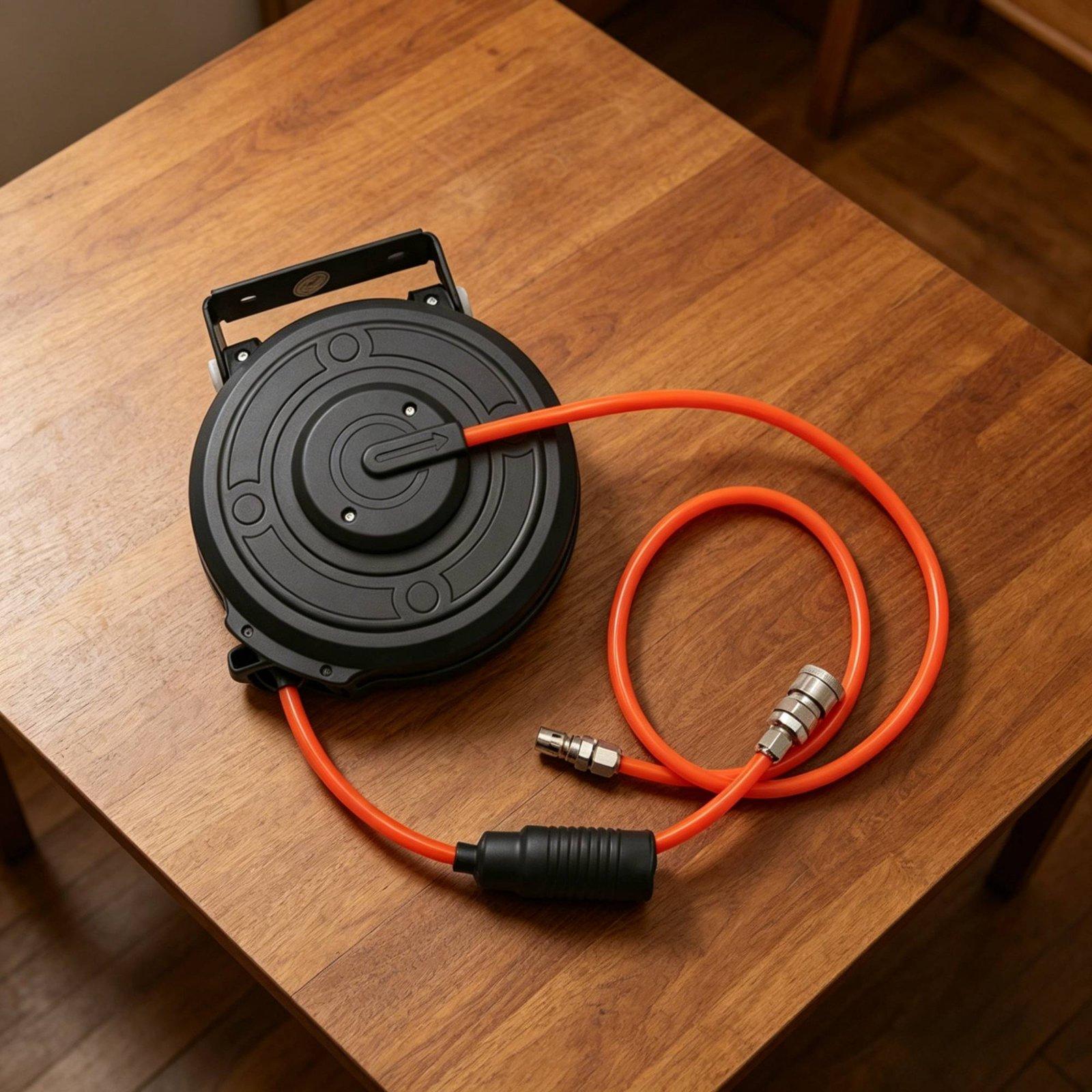 Retractable Pneumatic Air Hose - огляд і ціна Tools For Garage Workshop