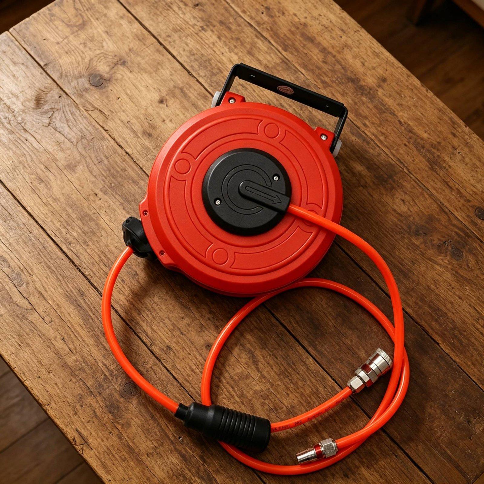 Retractable Pneumatic Air Hose - огляд і ціна Tools For Garage Workshop