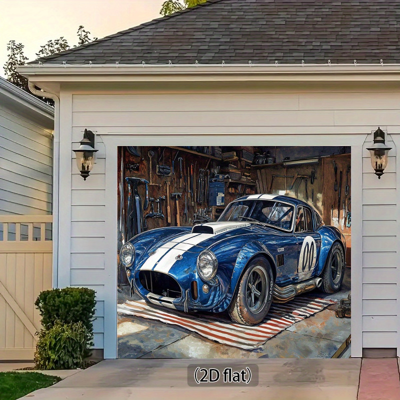 1Vintage Racing Garage Backgro - огляд і ціна Workshop Tools Background