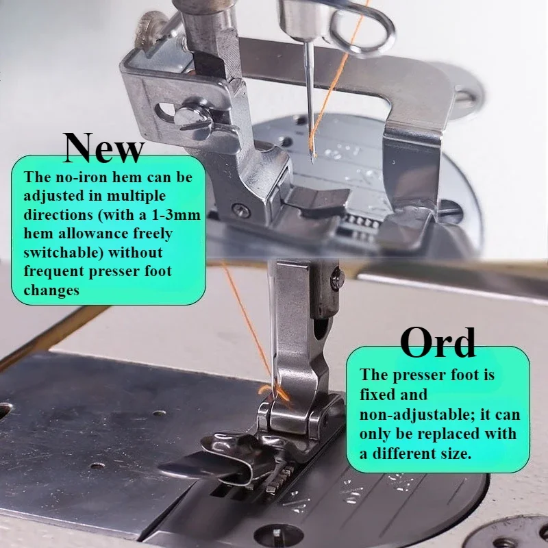Adjustable No-Iron Hemmer Foot - огляд і ціна Workshop Tools Machine
