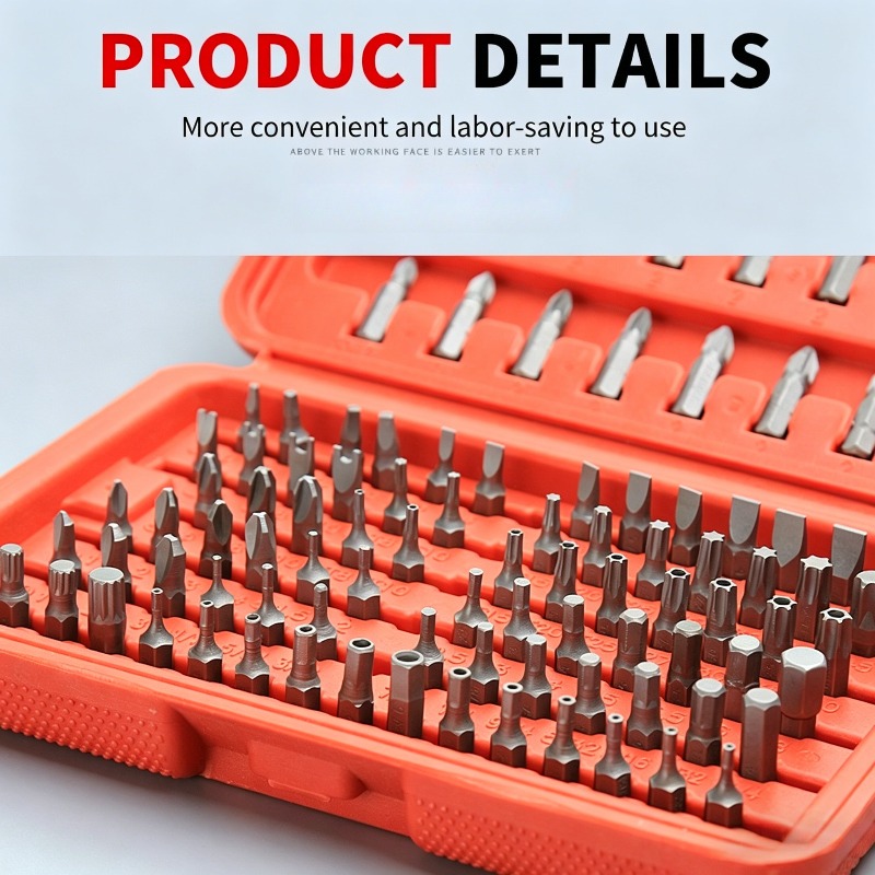 100PCS Screwdriver Bit Set, Ho - огляд і ціна Workshop Use Tools